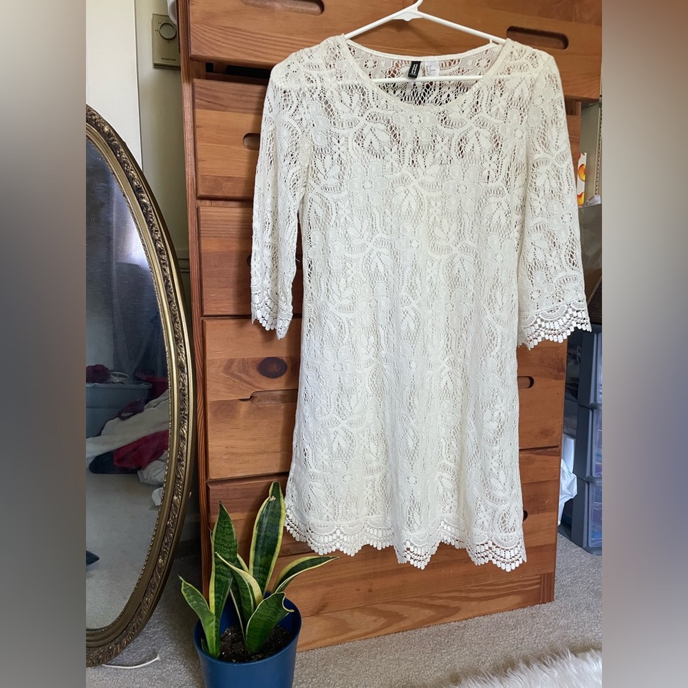 H&M white dress